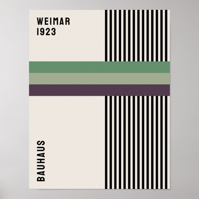 Bauhaus Poster, Bauhaus Exhibition 1923 B32 Poster (Front)