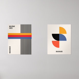 Bauhaus Poster Exhibition Poster Set