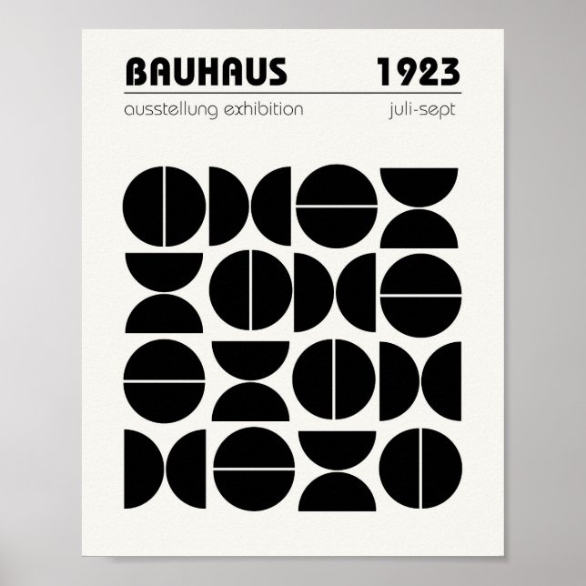 Bauhaus Poster Wall Art (Front)