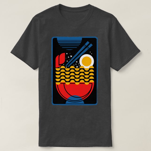 BAUHAUS RAMEN T-Shirt (Design Front)