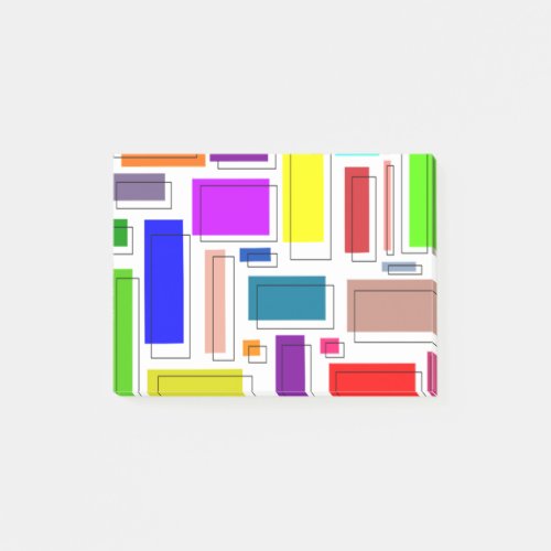 Bauhaus Rectangles  Post_it Notes