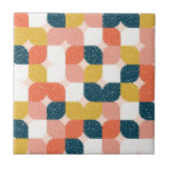 Bauhaus Retro Geometric Pattern Ceramic Tile