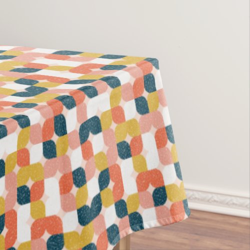 Bauhaus Retro Geometric Pattern Tablecloth