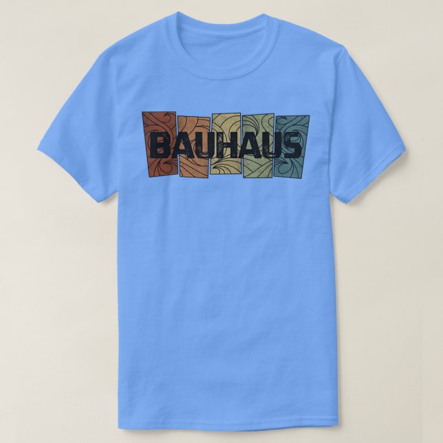 Bauhaus Retro Pattern T-Shirt (Design Front)
