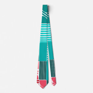Bauhaus Shapes and Lines 2 Neck Tie