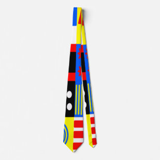 Bauhaus Shapes Neck Tie