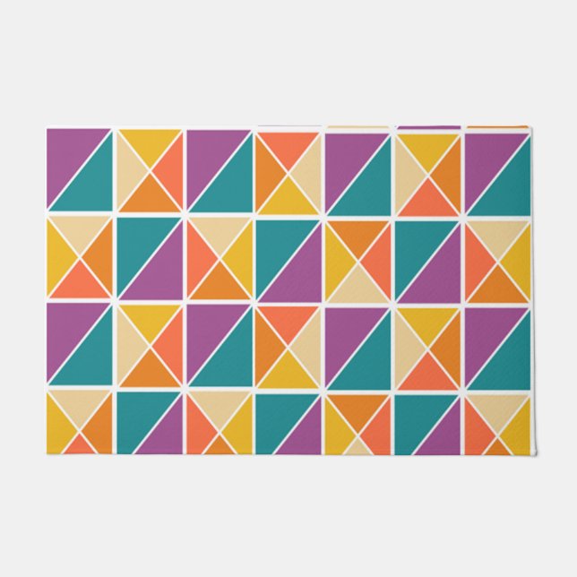 Bauhaus Squares  Doormat (Front)