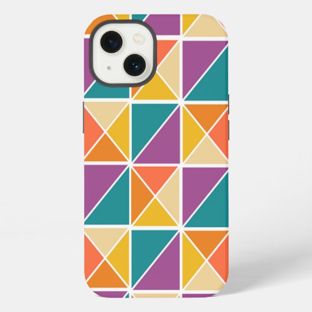 Bauhaus Squares Iphone Case (Back)