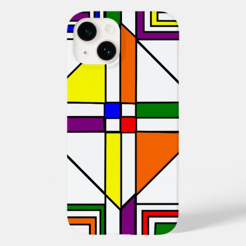 Bauhaus Stained Glass Case_Mate iPhone 14 Case