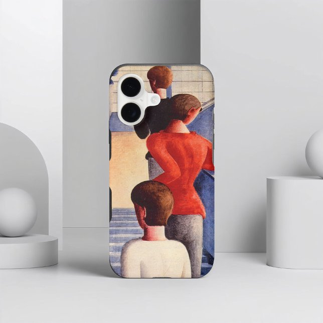 Bauhaus Stairway by Oskar Schlemmer Case-Mate iPhone Case (Creator Uploaded)