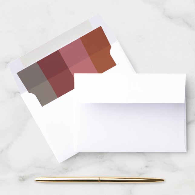 Bauhaus Striped Wedding Envelope Liner (Desk)