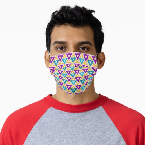 Bauhaus Triangle Mesh  Adult Cloth Face Mask