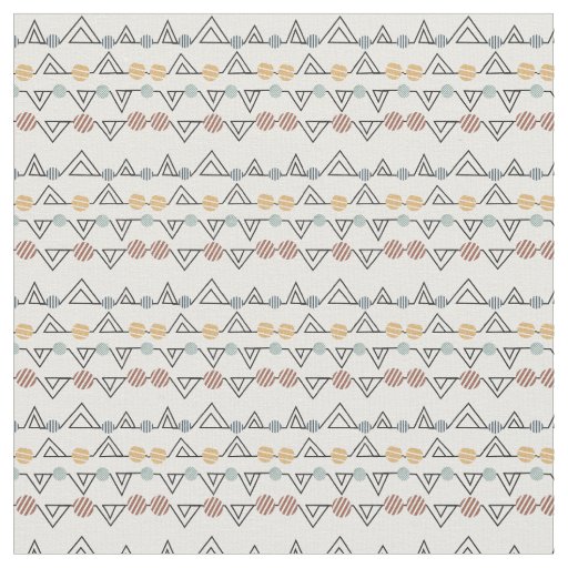 Bauhaus Triangles  Fabric