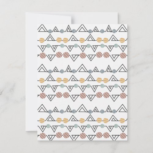 Bauhaus Triangles  Note Card