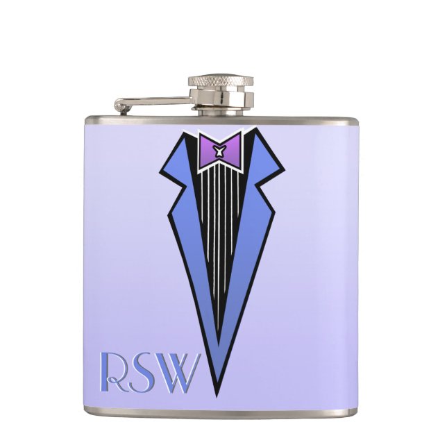 Bauhaus Tuxedo - LBV (Personalized Flask (Front)