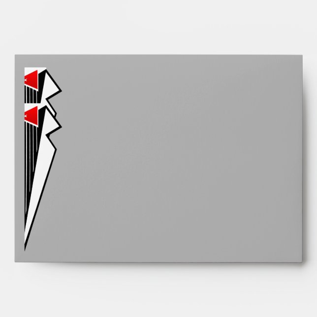 Bauhaus Tuxedo (Personalized 5x7) Envelope (Front)