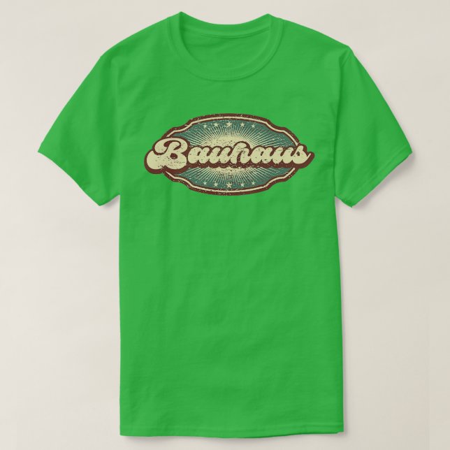 Bauhaus Vintage Badge T-Shirt (Design Front)