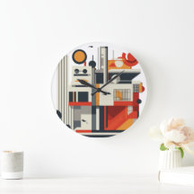 Bauhaus Wall Clock design