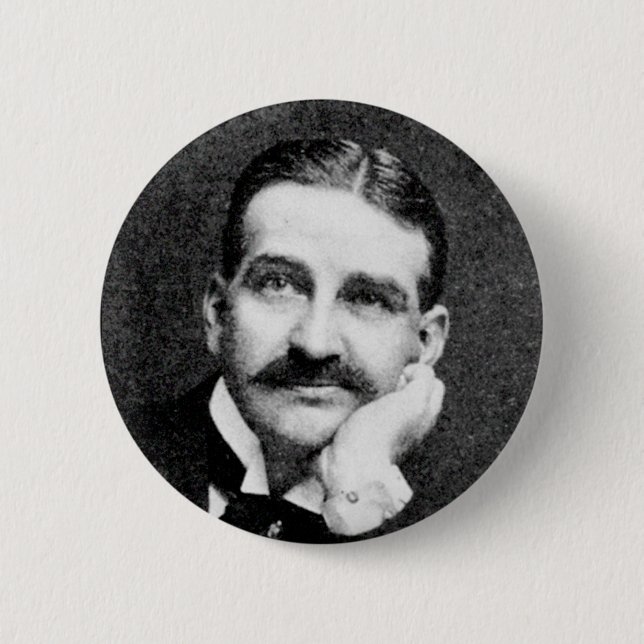 Baum ~ Frank Lyman Writer Wizard of Oz Pinback Button (Front)