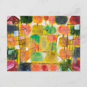 Baum und Architektur-Rhythmen - Paul Klee Postcard