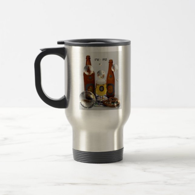 Baumberger Langenthal brewery Travel Mug (Left)