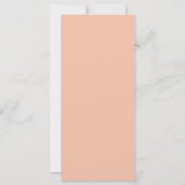 Bautism Favor Watercolor Pink Flowers Bookmark (Back)