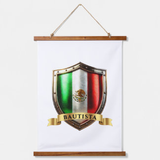 Bautista Mexico Heritage Shield Hanging Tapestry