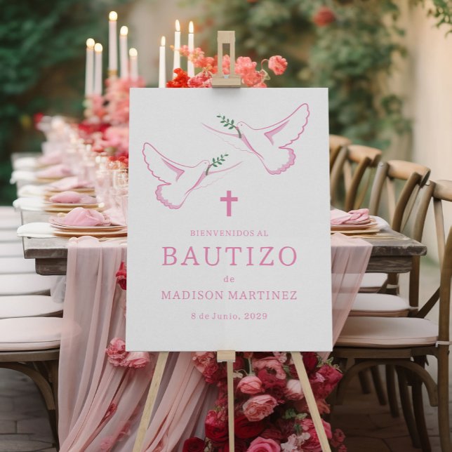 Bautizo Spanish Baby Girl Baptism Foam Board (Bautizo Spanish Baby Girl Baptism Foam Board
)