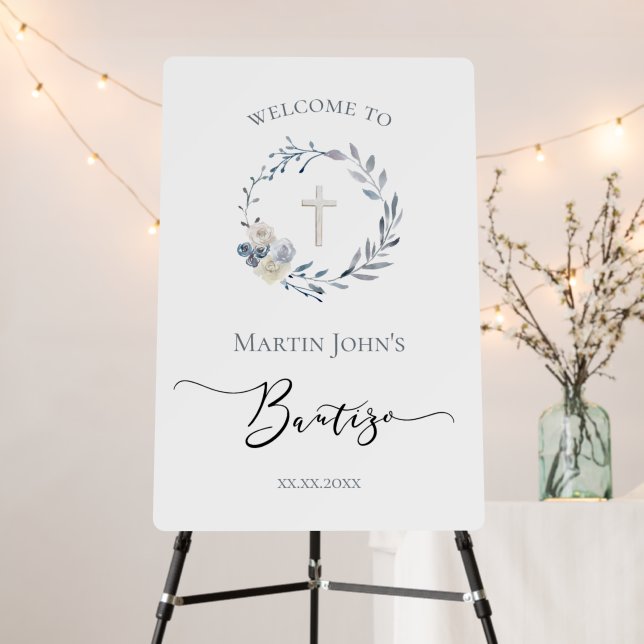 Bautizo welcome sign (In Situ (Stand))