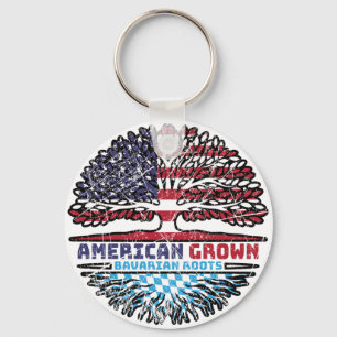 Bavaria Bavarian US American USA United States Keychain