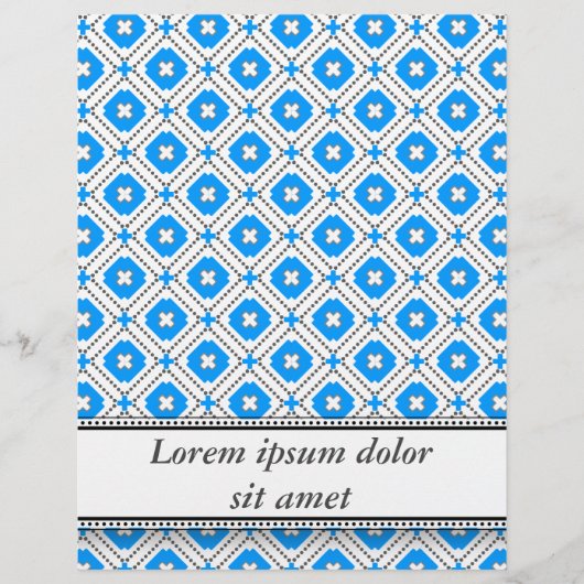 Bavaria Blue Graphical Invitation (Front)