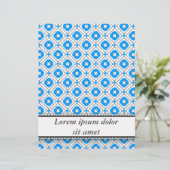 Bavaria Blue Graphical Invitation (Standing Front)