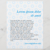 Bavaria Blue Graphical Invitation (Back)