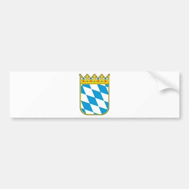 Bavaria Coat of Arms Bumper Sticker (Front)