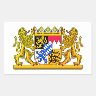 Bavaria coat of arms - GERMANY Rectangular Sticker
