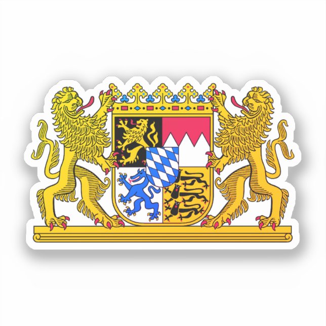 Bavaria coat of arms - GERMANY Sticker (Front)