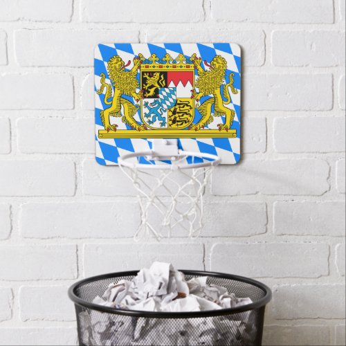 Bavaria Coat of arms Mini Basketball Hoop