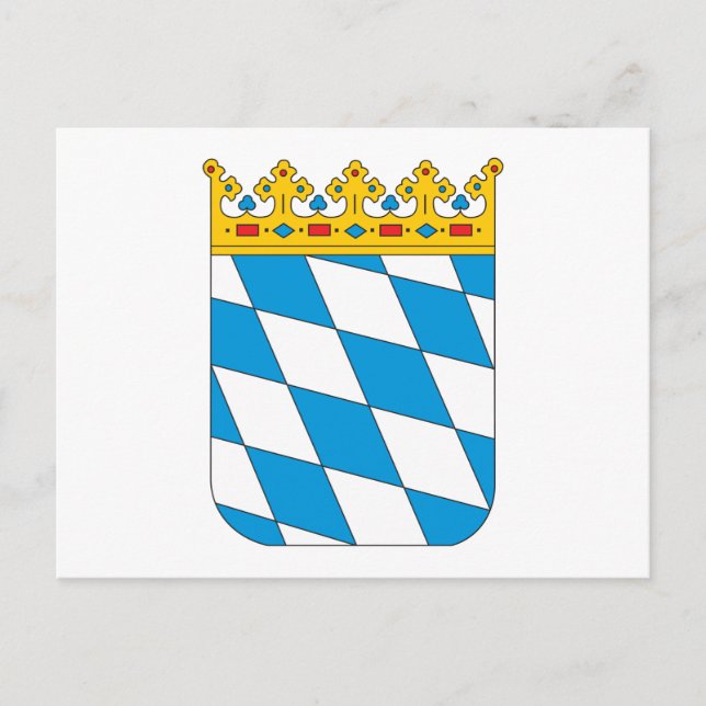 Bavaria Coat of Arms Postcard (Front)