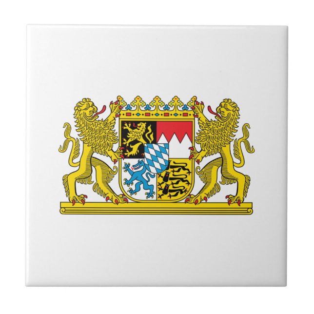 Bavaria Coat Of Arms Tile (Front)