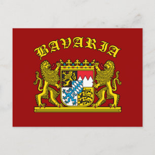 Bavaria Coat of Arms Tshirts and Products Postcard