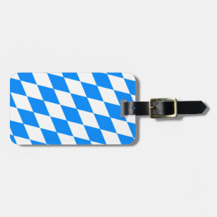 Bavaria Diamond Flag Luggage Tag