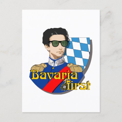 Bavaria First King Ludwig II Postcard