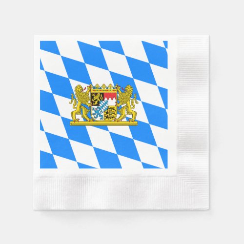 Bavaria flag_coat of arms   napkins