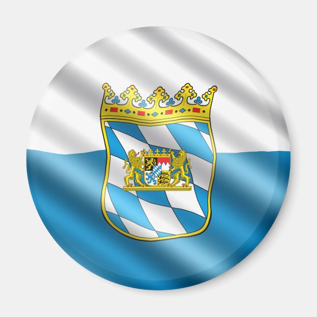 Bavaria flag magnet (Front)