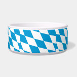 Bavaria, Germany Flag Pet Bowl<br><div class="desc">Treat your pet to Bavarian pride with our custom pet bowl featuring the flag of Bavaria! Crafted with attention to detail, this pet bowl is more than just a feeding accessory; it's a celebration of Bavarian heritage and cultural pride. The design proudly showcases the iconic blue and white diamond pattern...</div>