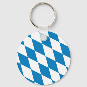 bavaria germany land flag keychain