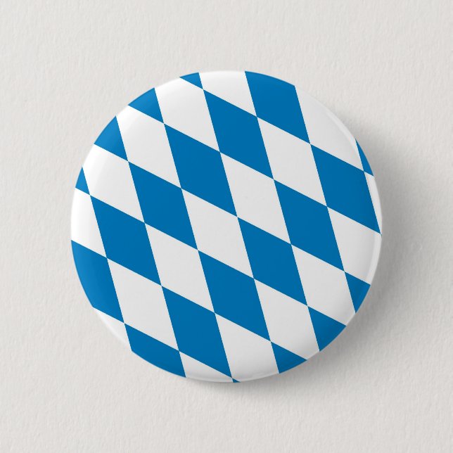 bavaria germany land flag pinback button (Front)