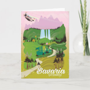 Bavaria Germany landscape travel print Holiday Card
