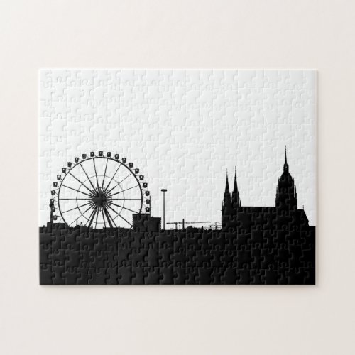 Bavaria Germany Silhouette Puzzle