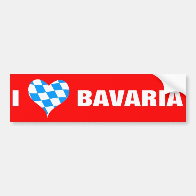 Bavaria inspired bumper sticker (Front)